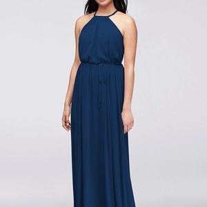 David’s Bridal Marine Bridesmaid Dress F19533